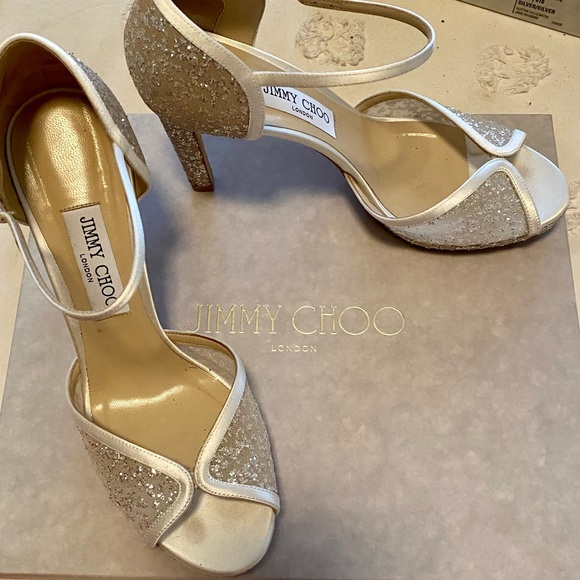 Jimmy Choo size 9 purchased for wedding and worn once paid 950 - Picture 5 of 7